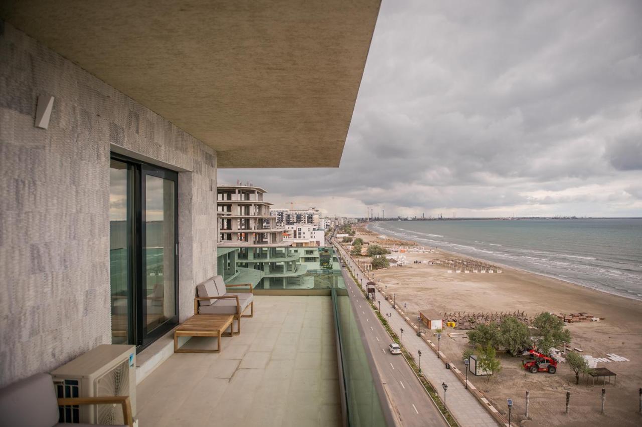 Luxury Promenada Apartment - Frontal Beachfront Mamaia Nord Năvodari Exteriér fotografie