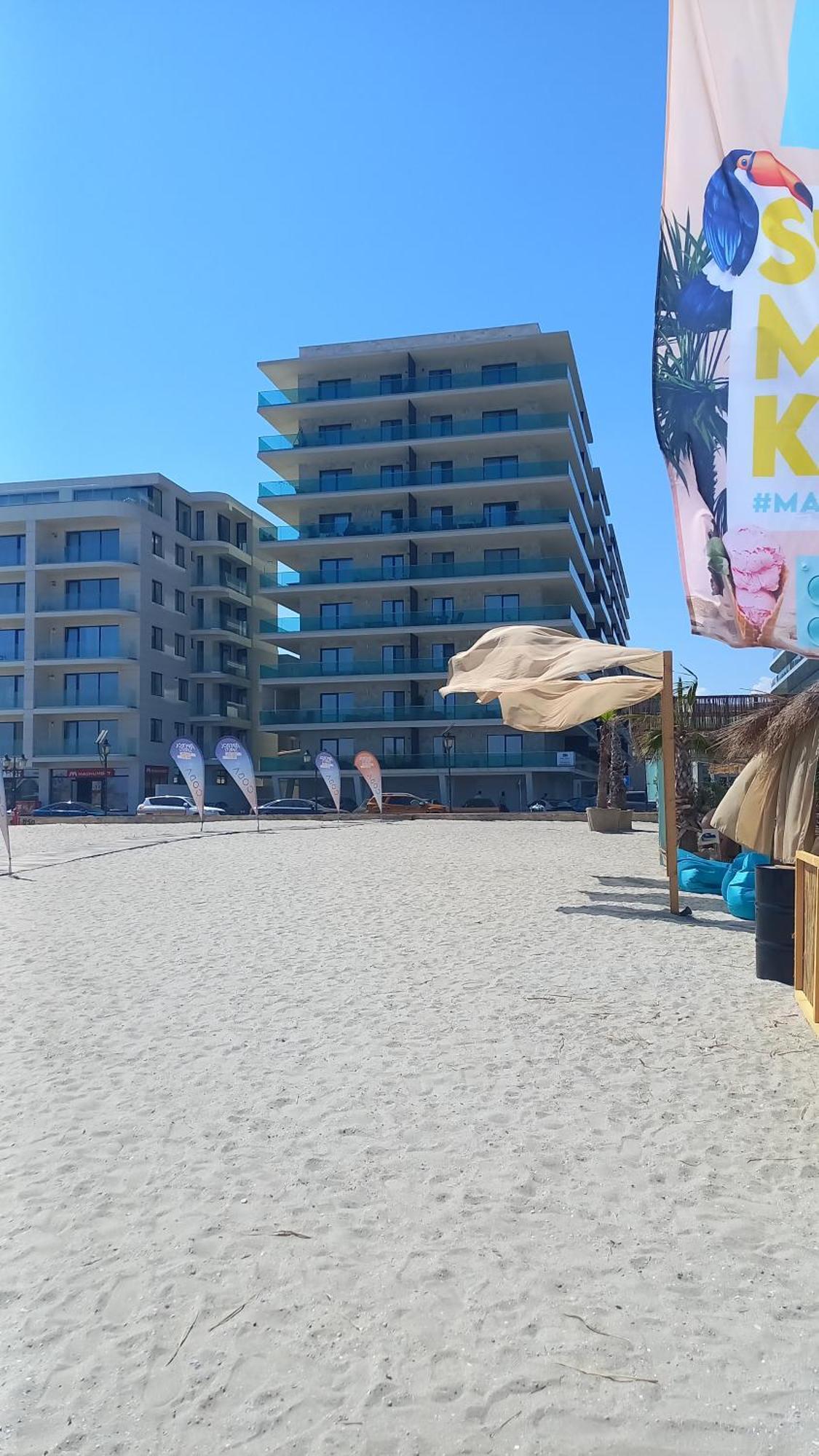 Luxury Promenada Apartment - Frontal Beachfront Mamaia Nord Năvodari Exteriér fotografie