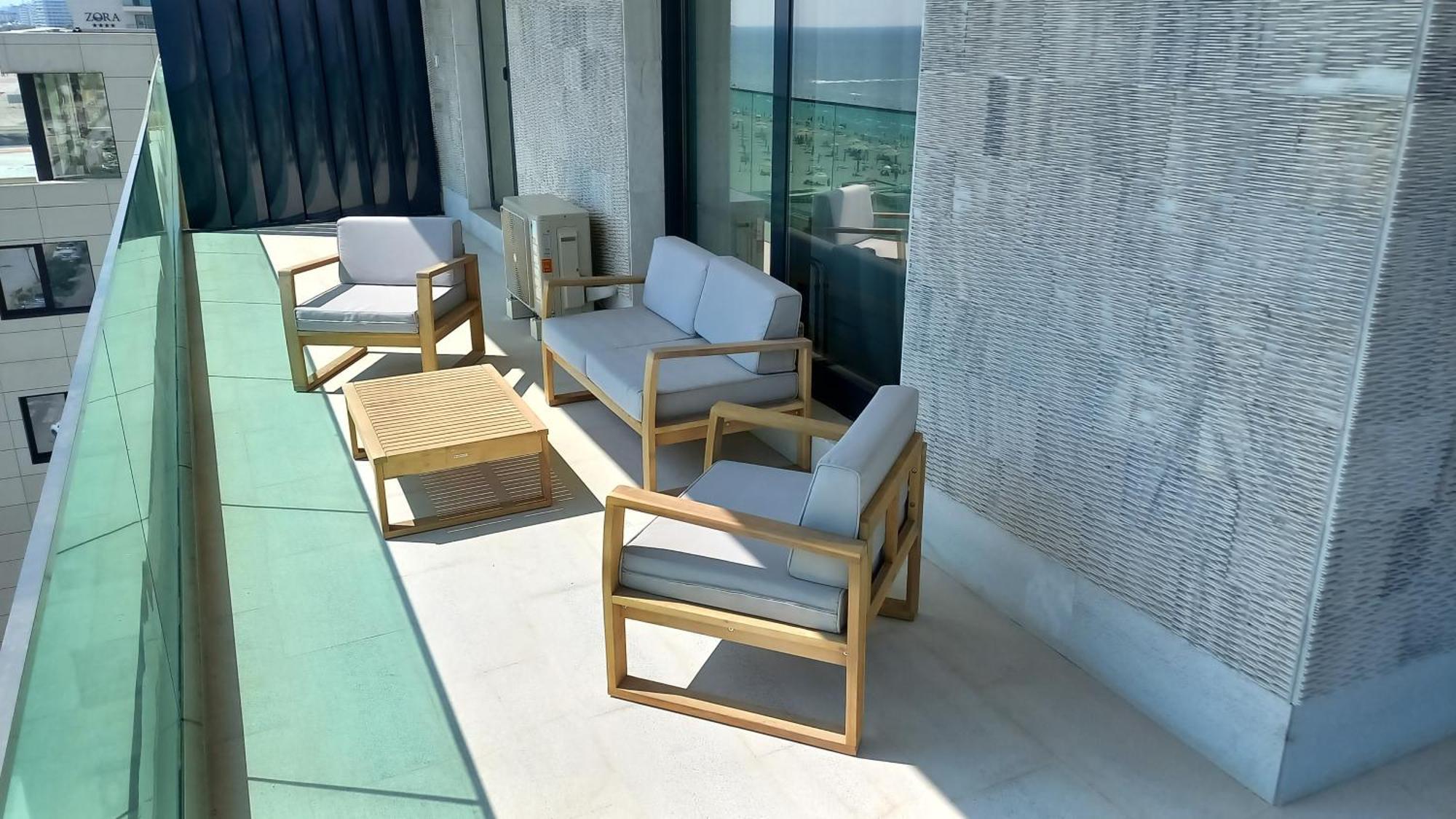 Luxury Promenada Apartment - Frontal Beachfront Mamaia Nord Năvodari Exteriér fotografie